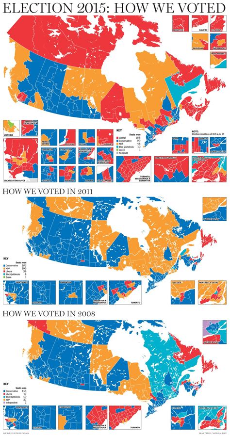 Canadian election results 2019: A riding-by-riding map of the vote ...