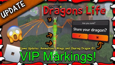 ROBLOX | Dragons Life - VIP Markings & Sharing Dragon ID! #43 - 1080HD ...