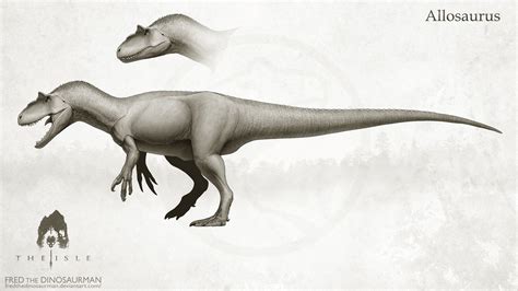 Allosaurus: The Isle, Frederic Wierum on ArtStation at https://www ...