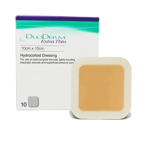 Duoderm Extra Thin Hydrocolloid Dressing, Dressing Materials ...