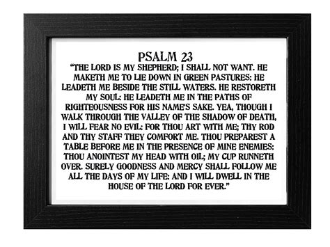 Psalms 23 kjv king james bible Book Review - KieleyDaown