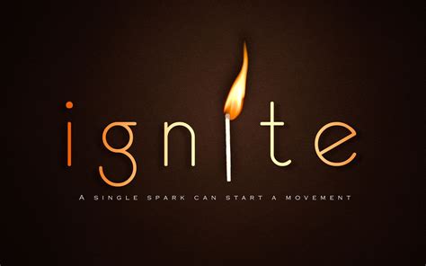 ignite passion. like font. | Church graphic design, New words, Church ...