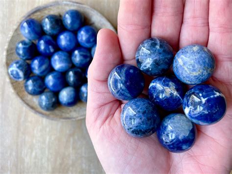 Sodalite Sphere || Marble - Angelic Roots