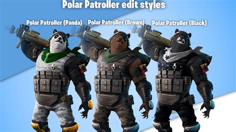 [Concept] Polar patroller edit styles! : r/FortNiteBR