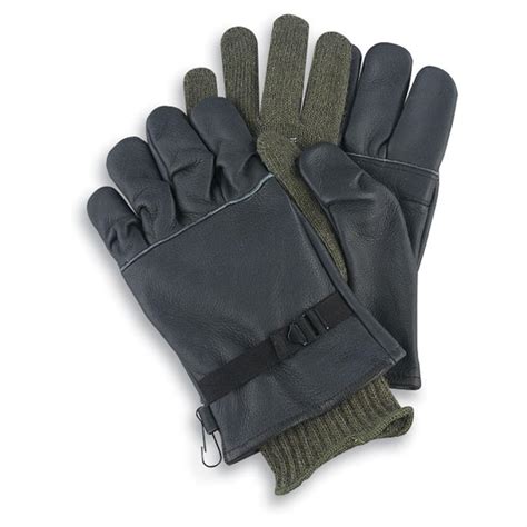 Military Leather Gloves With Wool Liners - Images Gloves and ...