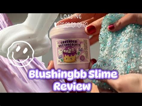 Blushing bb Slime Review | 100% HONEST REVIEW | Satisfying slime asmr ...