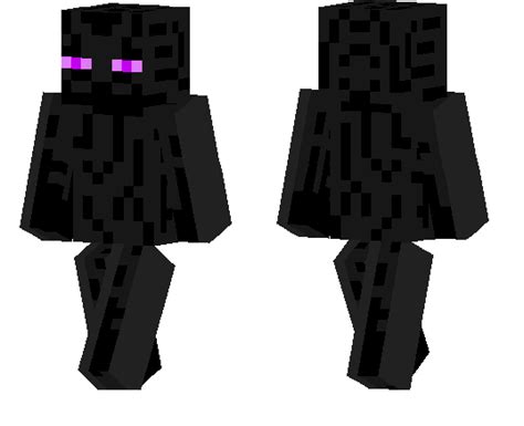 Minecraft Enderman Skin Layout