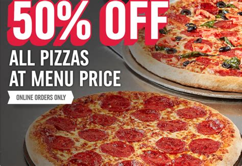 Domino’s Pizza Canada Special Offer: Today, Save 50% Off All Pizzas ...