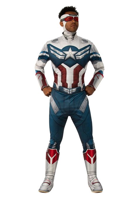 Men's Falcon and the Winter Soldier Deluxe Captain America Costume