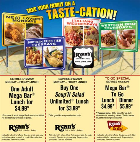 (LUNCH) Ryan's Buffet Printable Restaurant Coupons | Flickr