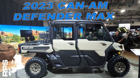 2023 Can-Am Defender Max Cab Limited - YouTube