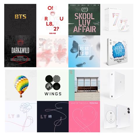 Bts Album Covers Printable