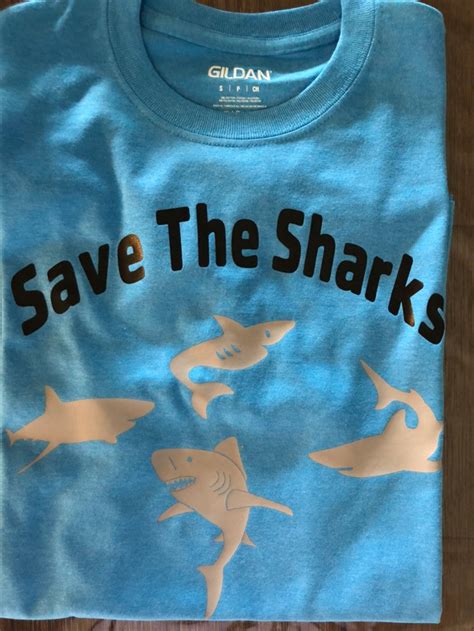 Save the Sharks T-shirt - Etsy