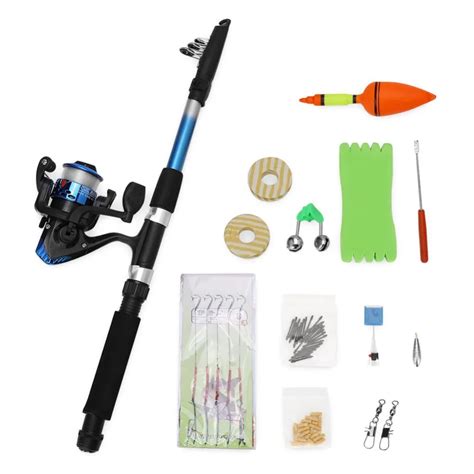 DEUKIO Fishing Rod Sets Fishing Tackle Accessories With Fishing Rods ...