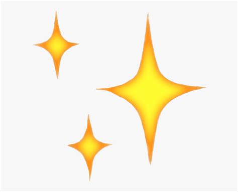 Transparent Star Shine Png - Iphone Sparkle Emoji Png , Free ...