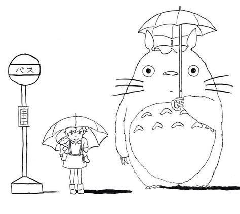 My Neighbor Totoro Coloring Pages Printable for Free Download