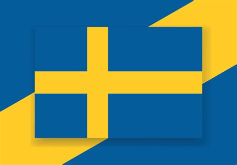 Vector Sweden Flag. Country flag design. Flat vector flag. 21568981 ...