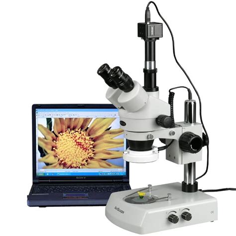 Professional Trinocular Stereo Zoom Microscope