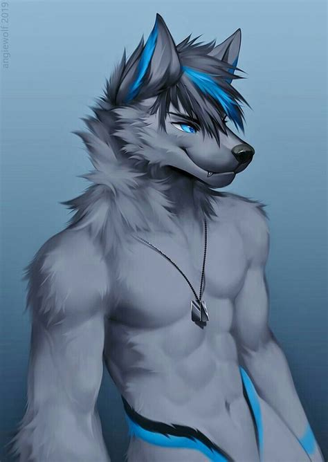 Blue grey wolf | Animales de anime, Arte de furry, Dibujos bonitos de ...