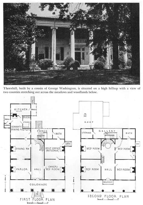 Historic Plantation House Plans