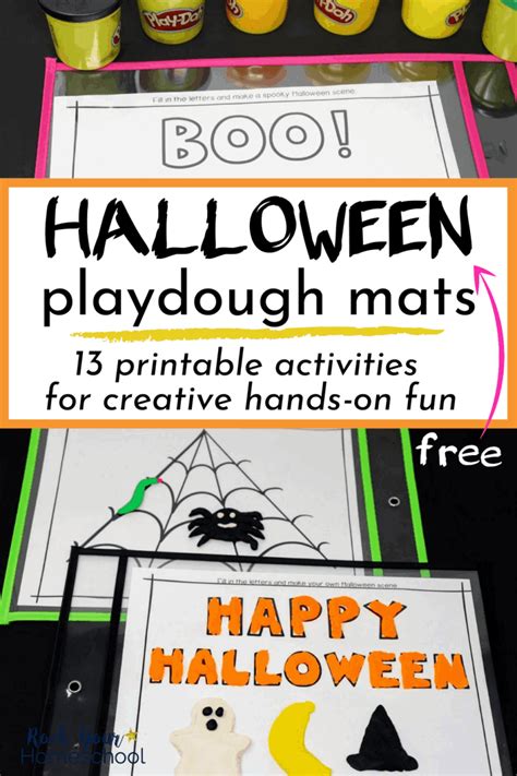 13 Free Halloween Playdough Mats for Fantastic Holiday Fun