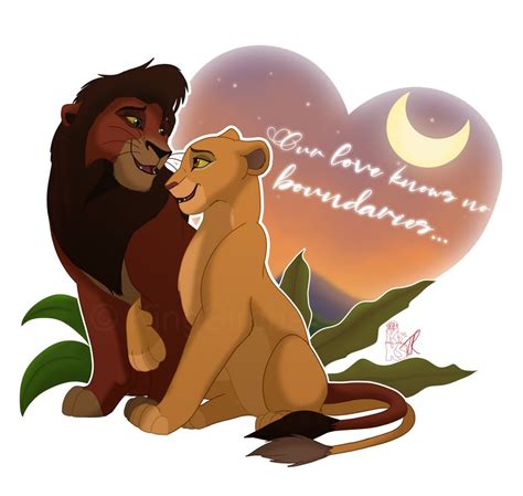 The Lion King Kiara And Kovu In Love