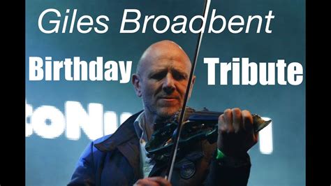 😎 Giles Broadbent 'Lockdown Special' Birthday Tribute 🎻🎶 - YouTube