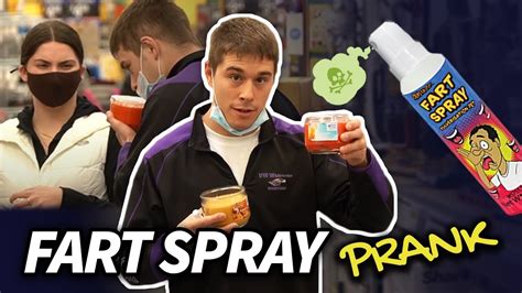 Fart Spray Prank - YouTube