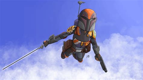 ArtStation - Sabine Wren and the Dark Saber