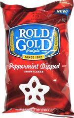 Rold Gold Peppermint Dipped Snowflakes