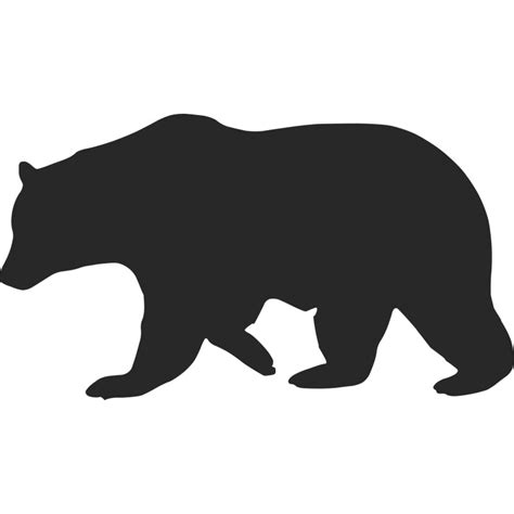 Outline Of A Grizzly Bear - ClipArt Best