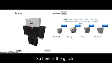 Big Head Glitch Roblox - YouTube