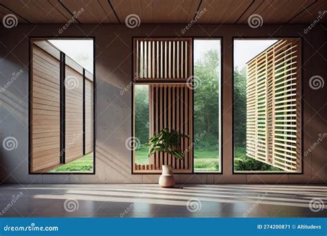 Windows with Wooden Louvers, Bringing Natural Light and Fresh Air into ...