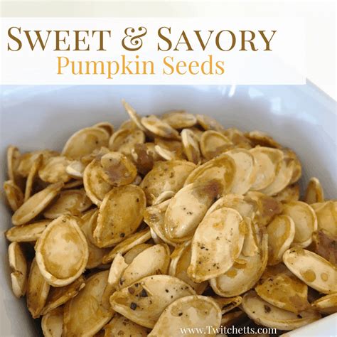 Sweet and Savory Pumpkin Seeds - Twitchetts