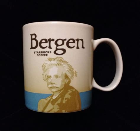 Starbucks Bergen Mug Norway Icon Edvard Grieg Norse Fjord Hordaland New ...