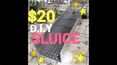 Diy Sluice Box Design Pictures