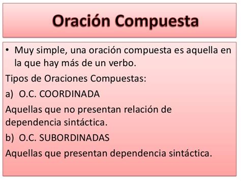 Tiempos Verbales De Las Oraciones Compuestas Ejemplos – Nuevo Ejemplo