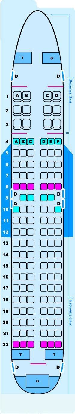 Airbus Jet 124 Seat Map