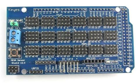 Brand New Arduino Mega 2560 Sensor Shield V2 USA Fast Ship!