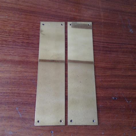 Reclaimed Brass Finger Plates - V&V Reclamation