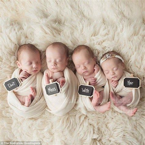 Baby quadruplets star in an adorable Star Wars photo shoot ...