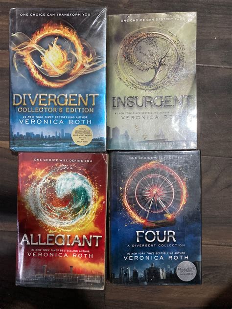 Divergent Four Books In Order / Ya Fiction Divergent Trilogy By ...