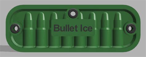 Download STL file Bullet Ice Mold for drinks • 3D printer model ・ Cults