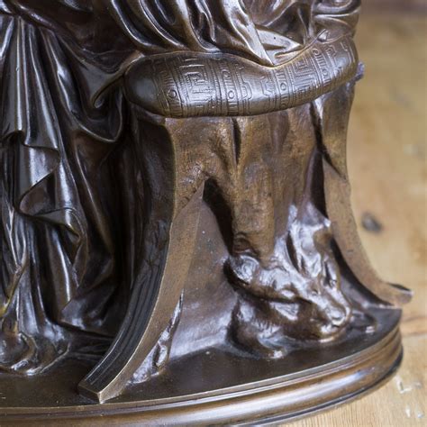 French nineteenth century bronze sculpture of Penelope waiting for ...