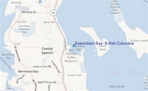 Saanichton Bay, British Columbia Tide Station Location Guide