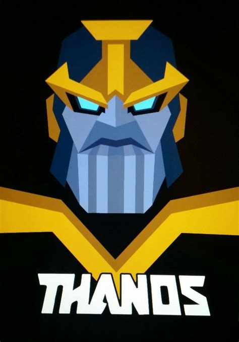 Thanos vector poster