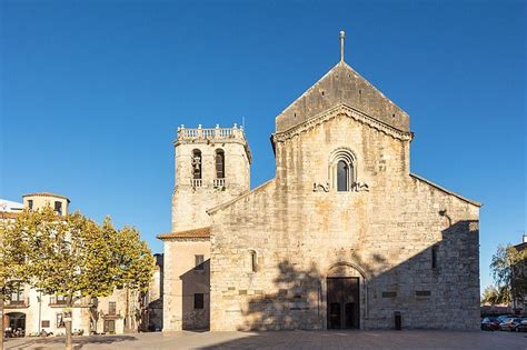 Benedictine monastery Sant Pere de Besalú. Girona.Catalonia, Spain.