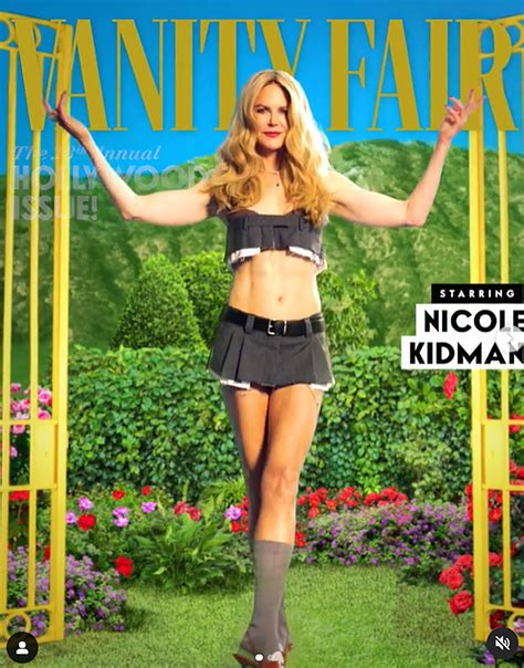 Nicole Kidman 'begged' to wear Miu Miu mini on Vanity Fair cover