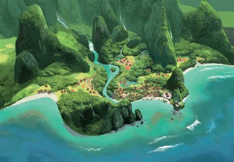 Tohad on Twitter: "Concept art from Moana (2016, Walt Disney Studios ...