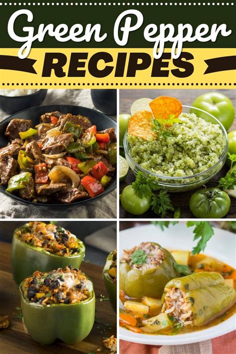 20 Easy Green Pepper Recipes Everyone Will Love - Insanely Good